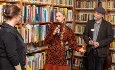 Kathrin Buchmann, Sonja Danowski und Frank Kurt Schulz im Gespräch